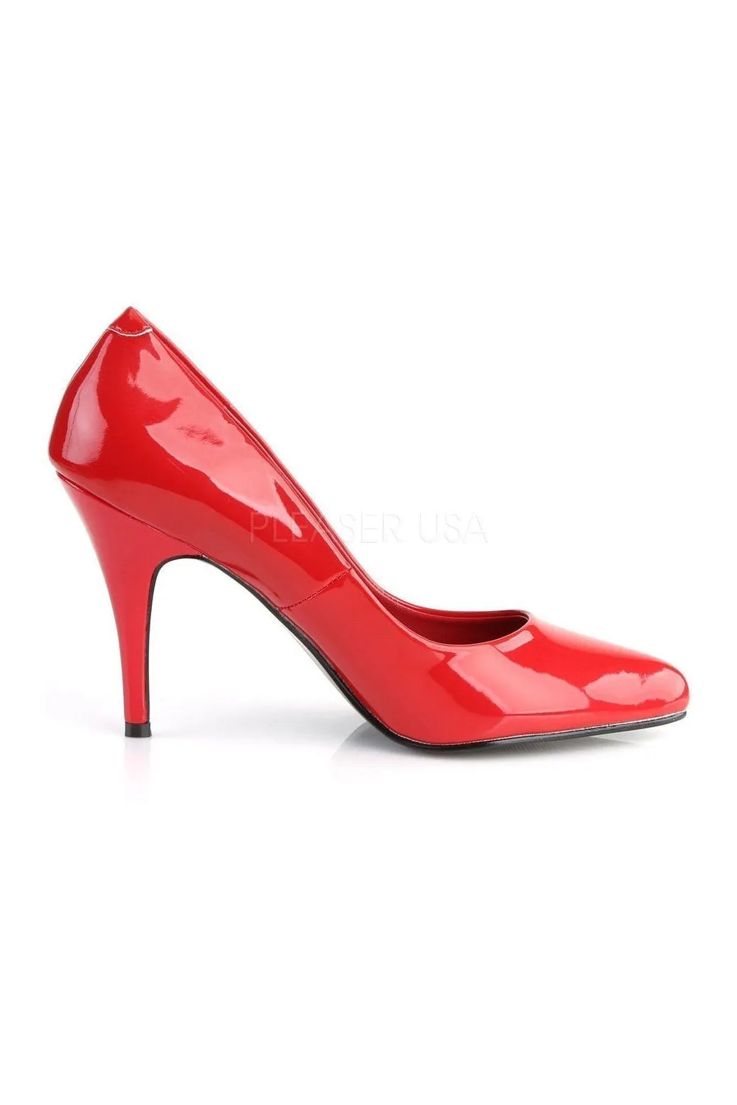 VANITY-420 Pump  | Red Patent