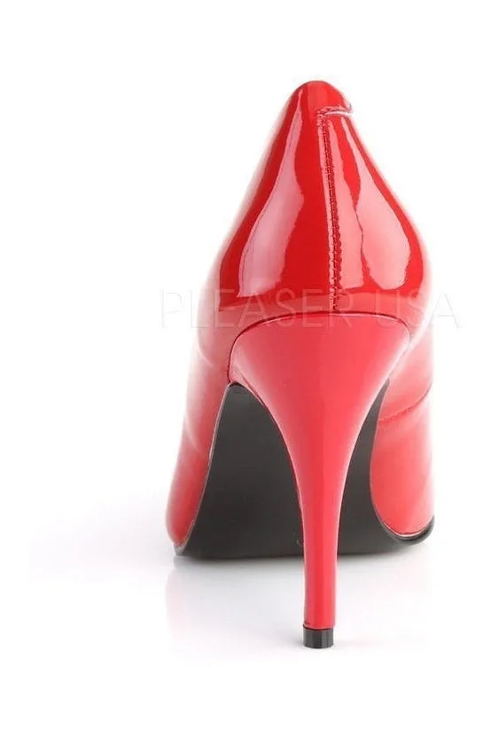 VANITY-420 Pump  | Red Patent