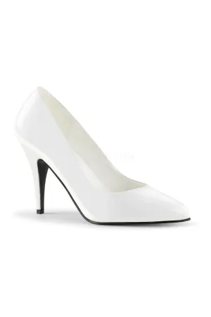 VANITY-420 Pump  | White Patent