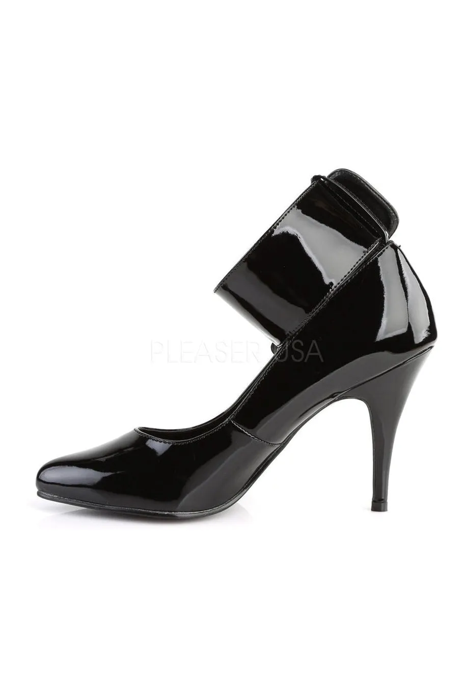 VANITY-434 Pump  | Black Patent