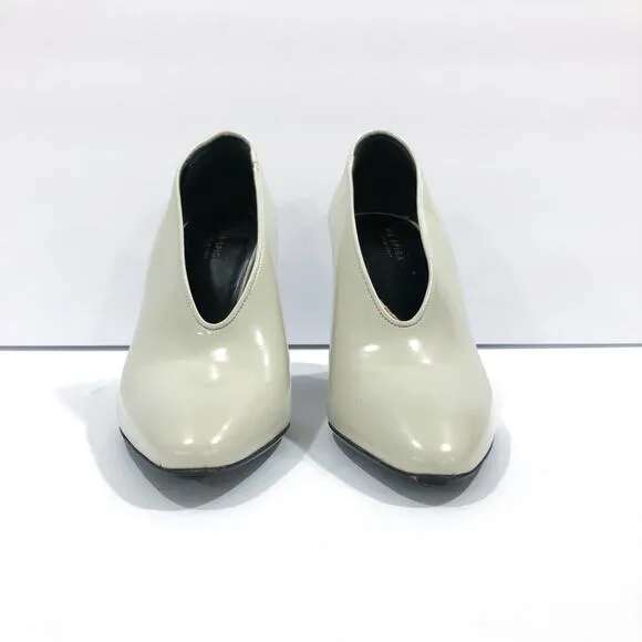 Via Spiga Baran Block Heel Cream Pumps Heels