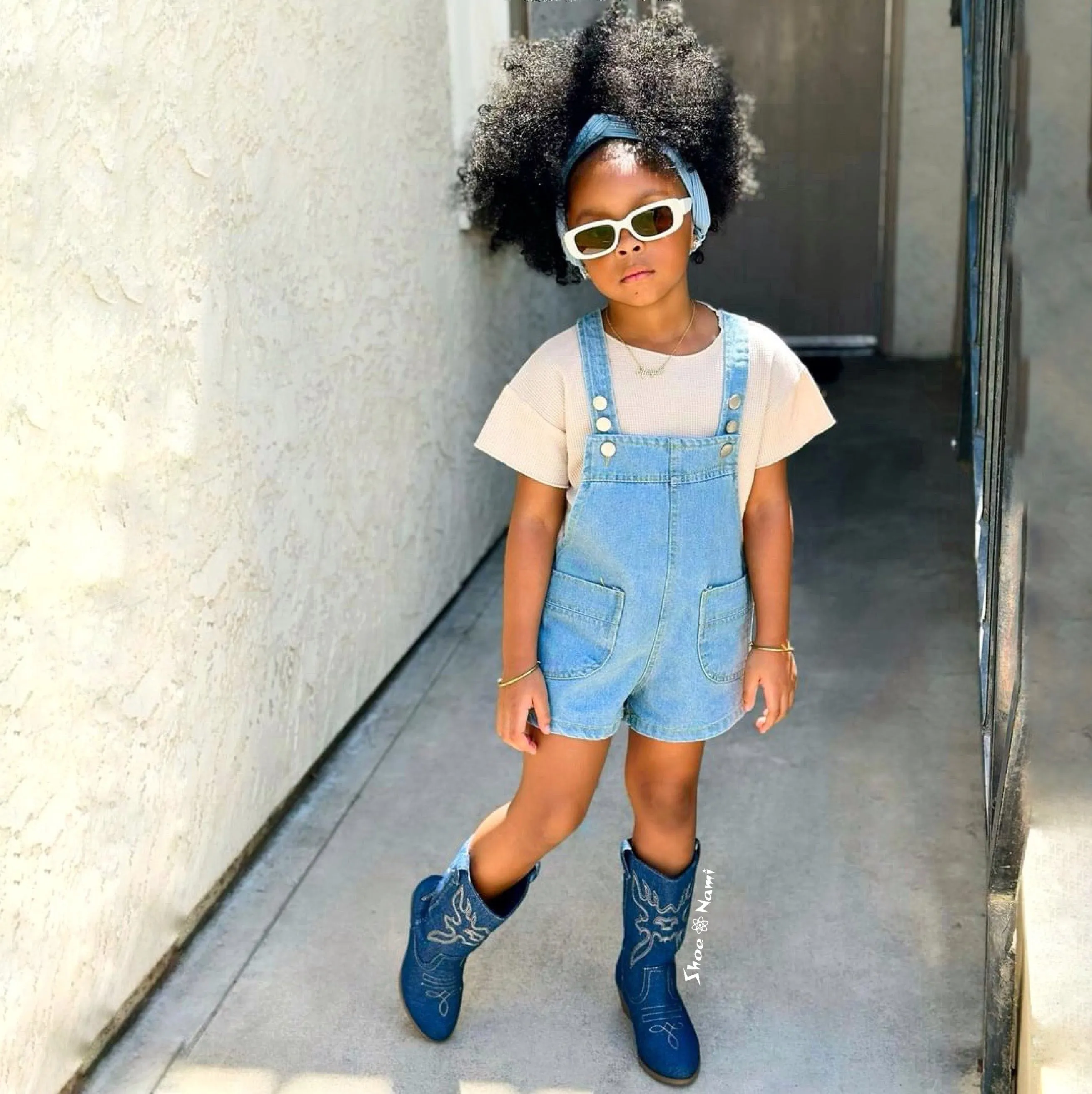 WESTERN-18K KIDS Blue Denim