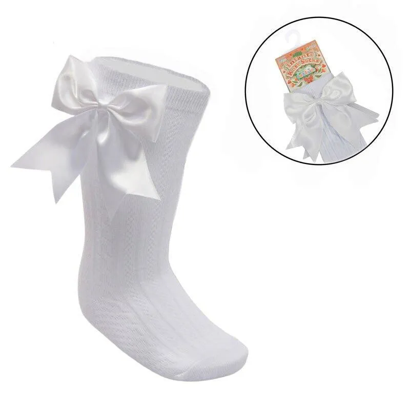 WHITE KNEE HIGH SOCKS