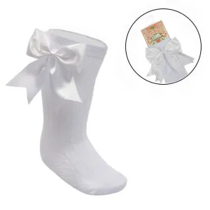 WHITE KNEE HIGH SOCKS