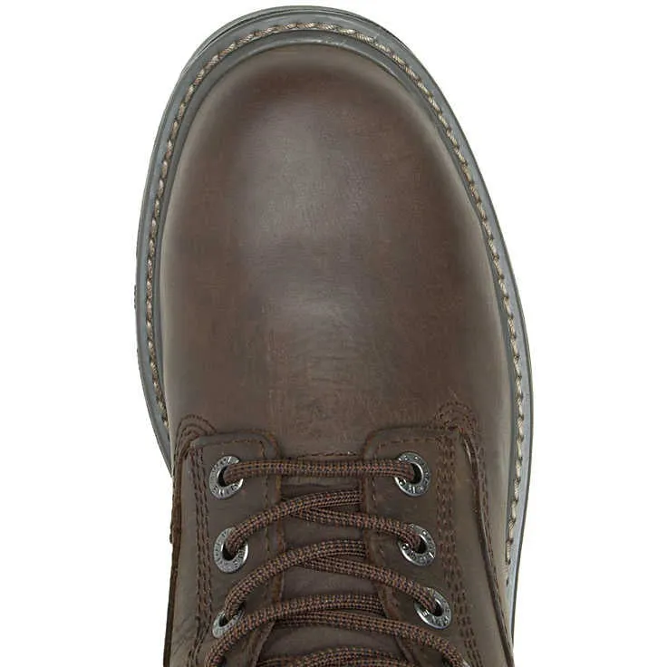 Wolverine Men's Floorhand 6" Steel Toe WP Work Boot -Brown- W10633