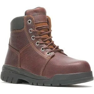 Wolverine Men's Marquette 6" Steel Toe Work Boot - Walnut - W04713