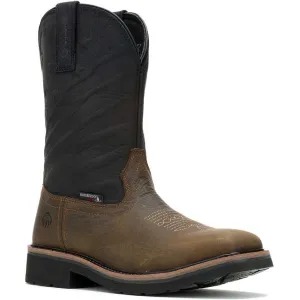 Wolverine Men's Rancher Flag Lx Steel Toe WP Western Work Boot -Black- W241185