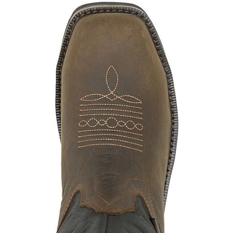 Wolverine Men's Rancher Flag Lx Steel Toe WP Western Work Boot -Black- W241185