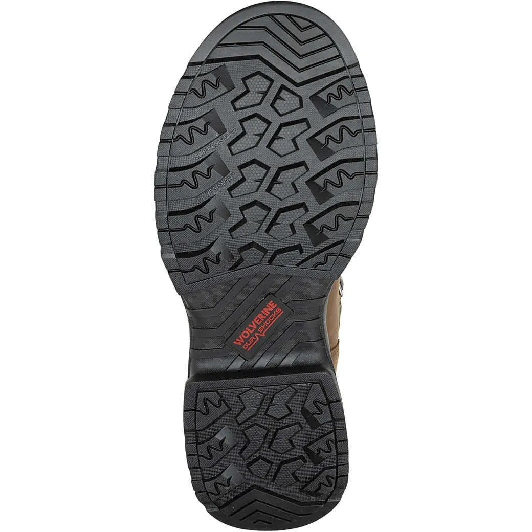 Wolverine Men's Reforce 8" Carbonmax Comp Toe WP Work Boot- Cashew- W241025