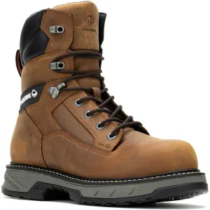 Wolverine Men's Reforce 8" Carbonmax Comp Toe WP Work Boot- Cashew- W241025