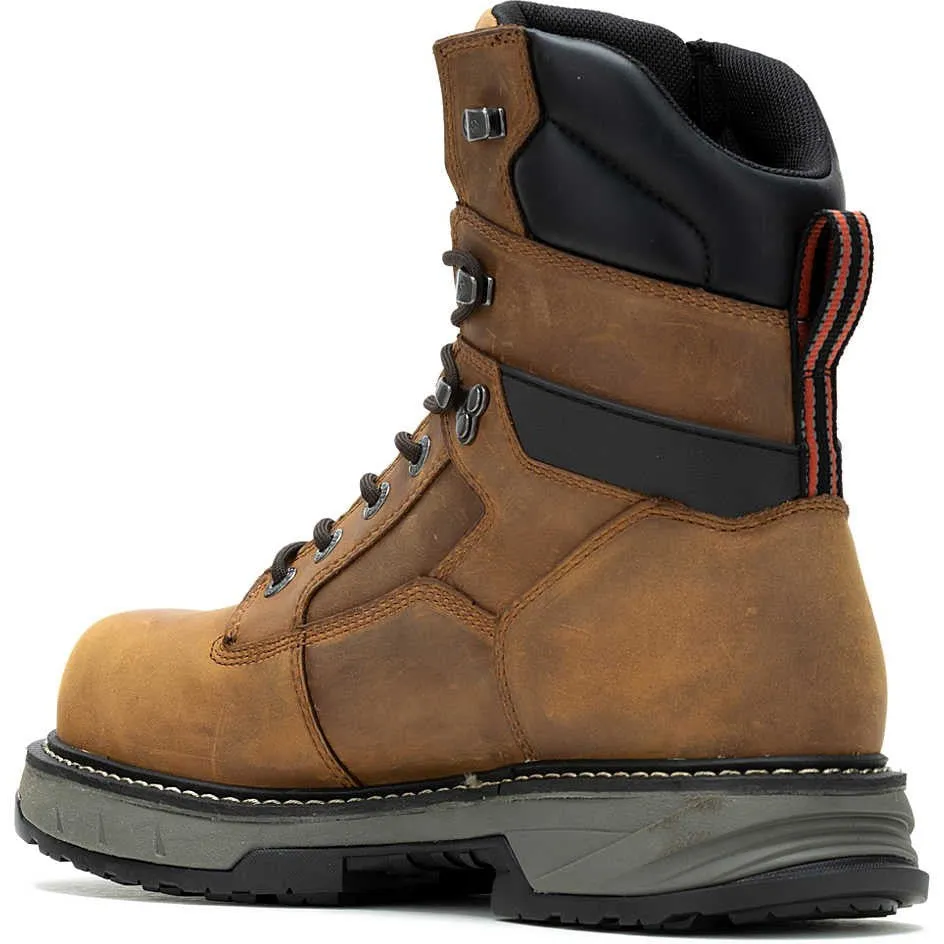 Wolverine Men's Reforce 8" Carbonmax Comp Toe WP Work Boot- Cashew- W241025