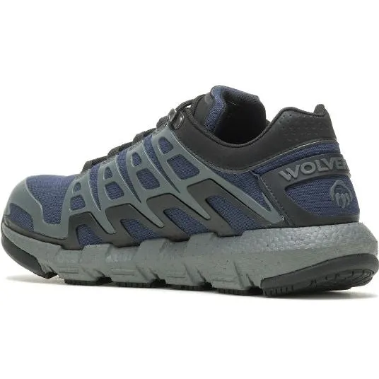 Wolverine Men's Rev Vent Durashocks Carbon Toe Work Shoe -Navy- W211176