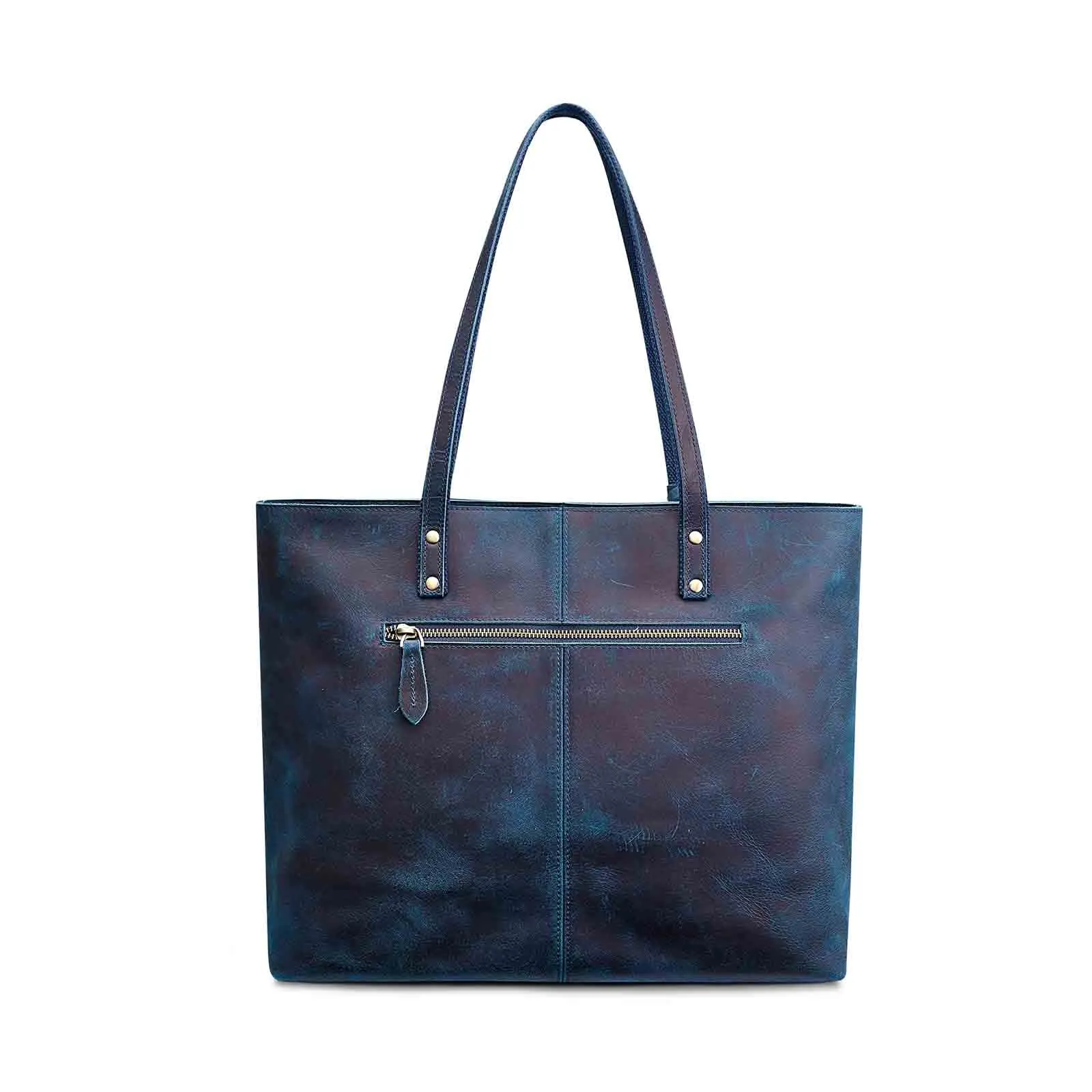 Women Vintage Genuine Leather Tote Shoulder Bag Handbag