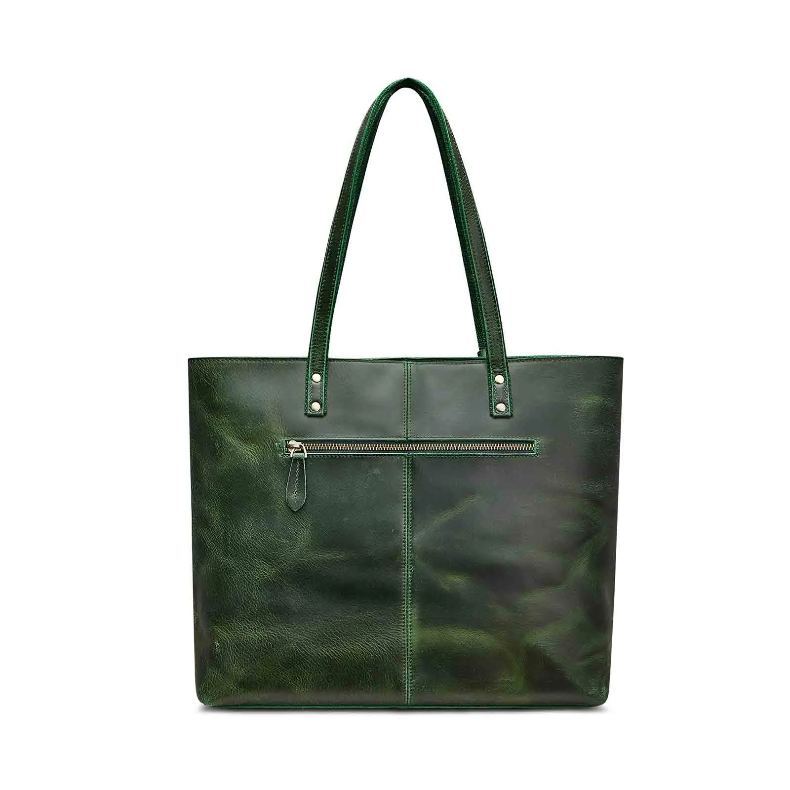 Women Vintage Genuine Leather Tote Shoulder Bag Handbag