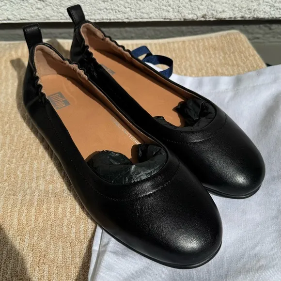 Women's Fitflop Allegro Ballet Flat black size 7