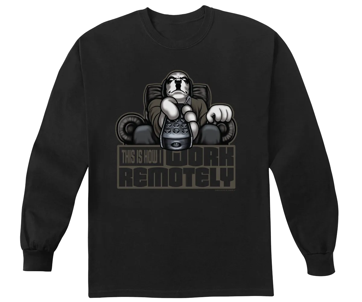 Work Remotely Long Sleeve T-shirt