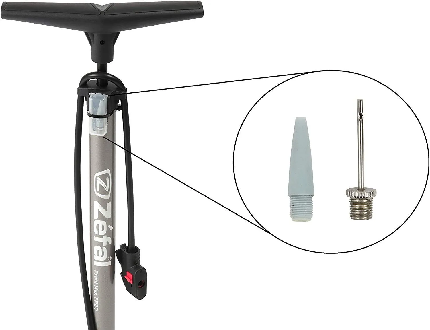 Zefal Profil Max FP20 Track Pump With Gauge