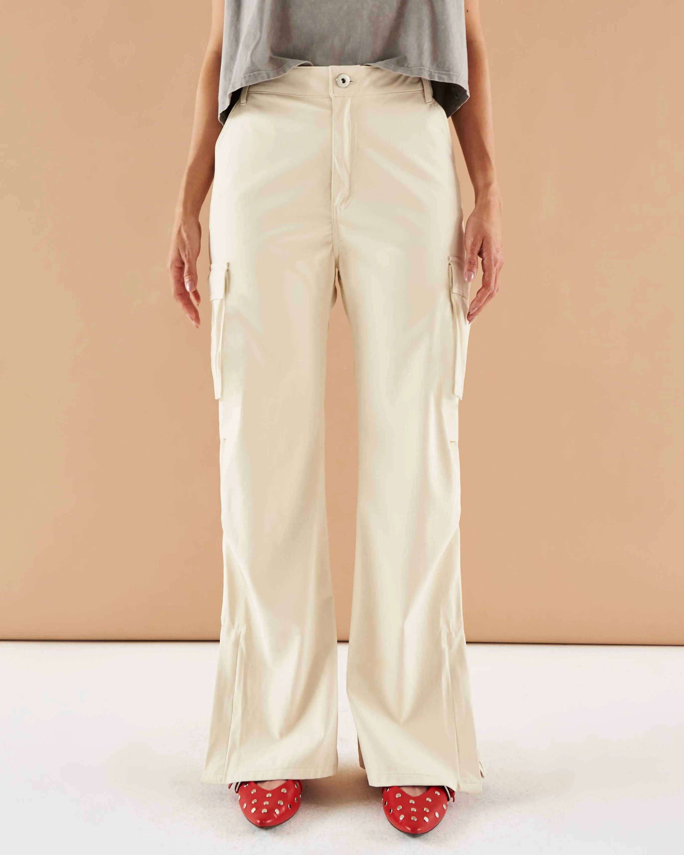 ZIPPER PARACHUTE IVORY