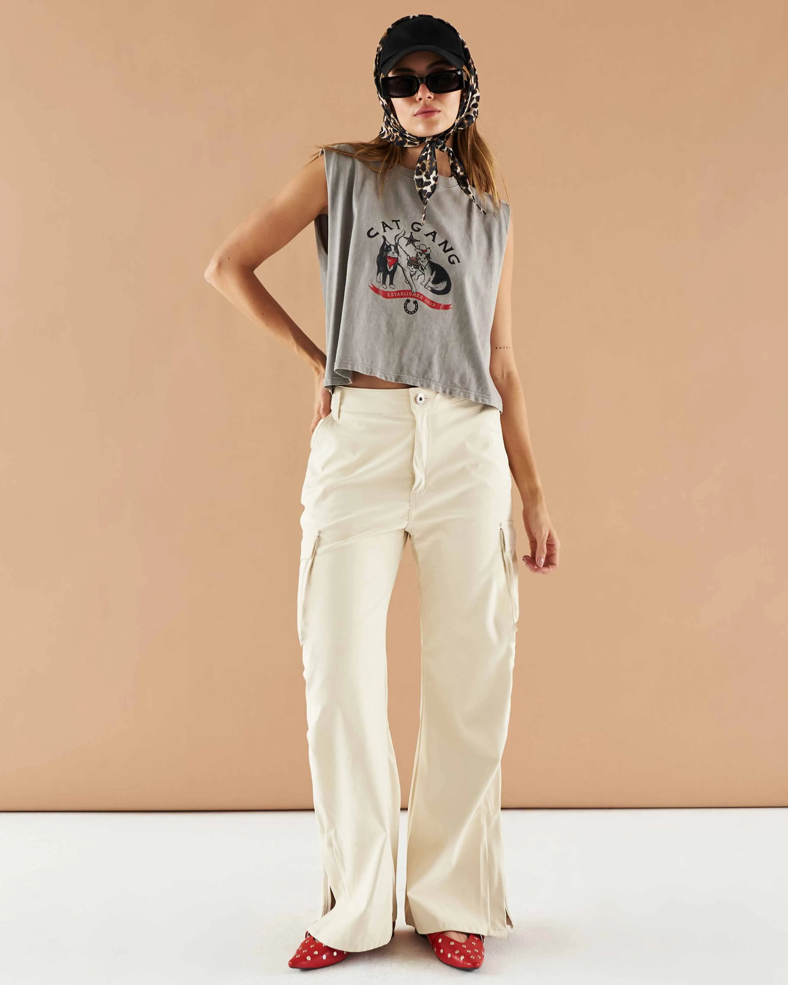 ZIPPER PARACHUTE IVORY